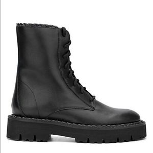 AQUATALIA NEW Sadie Leather Combat Boots 9.5